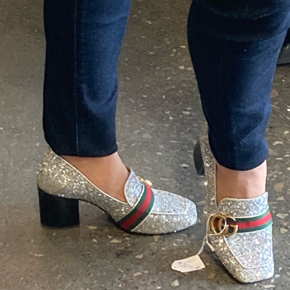 Vintage Gucci collector Glitter Shoes - Picture 2 of 9